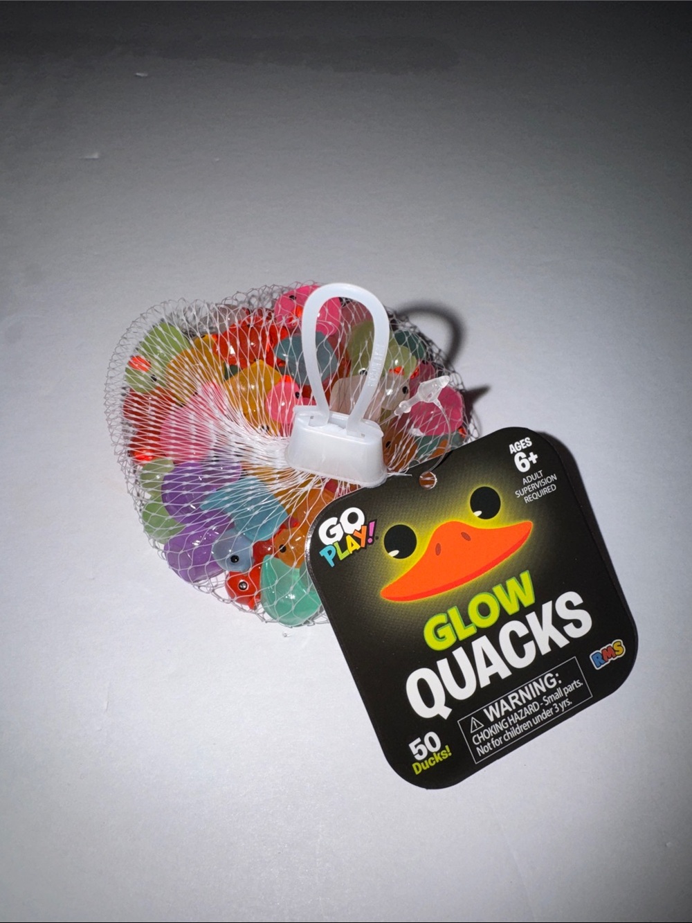 Glow Quacks Multicolor Mini Rubber Ducks by